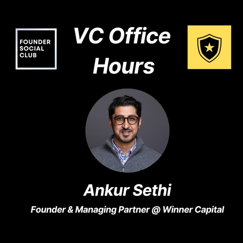 Cover Image for VC Office Hours with Winner Capital (VIRTUAL)