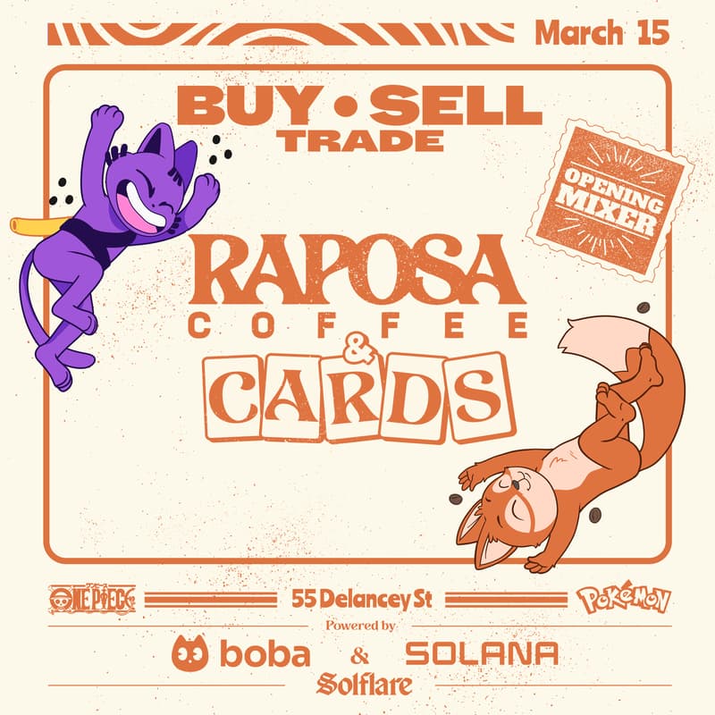 Cover Image for Raposa Coffee & Cards: Opening Mixer