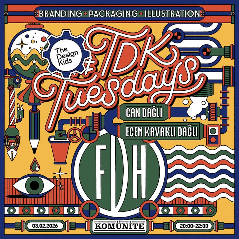 #TDKTuesdays x Flama Design House için kapak görseli