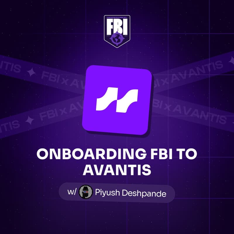 Cover Image for Onboarding FBI to Avantis w/ Piyush Deshpande