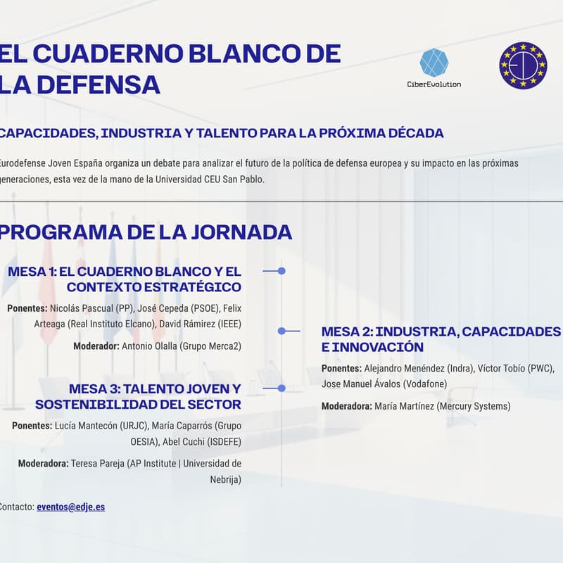Cover Image for El Cuaderno Blanco de la Defensa: Capacidades, Industria y Talento para la Próxima Década