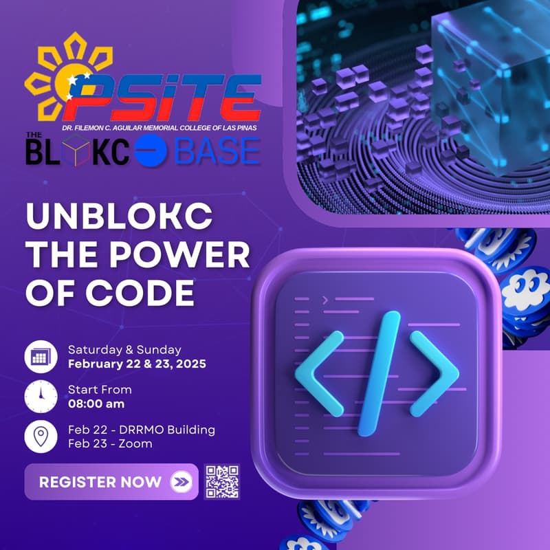 Cover Image for TBxPSITEDFCAMCLP: UnBLOKC the Power of Code PART 1