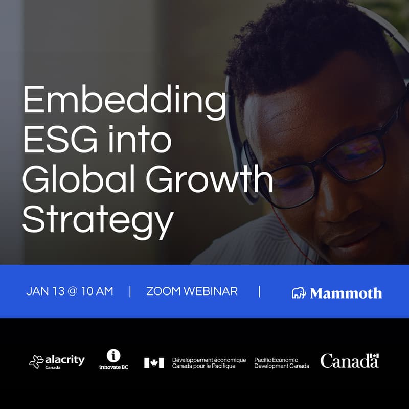 Cover Image for APEX Webinar – Embedding ESG into Global Growth Strategy