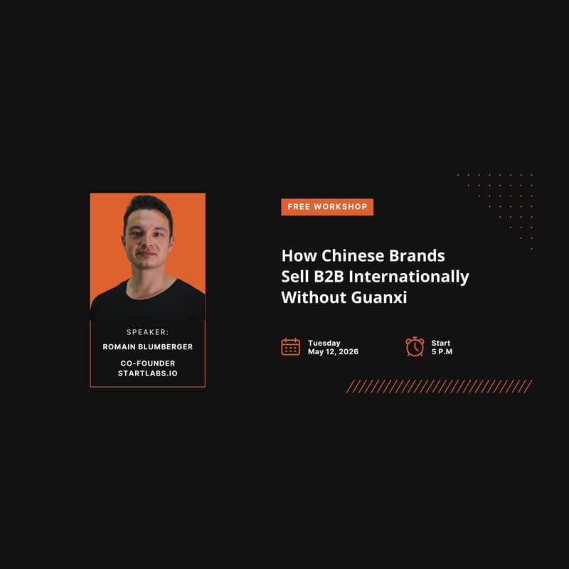 Cover Image for How Chinese Brands Sell B2B Internationally Without Guanxi