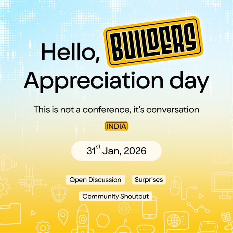 Cover Image for Hello, Builders! Appreciation day