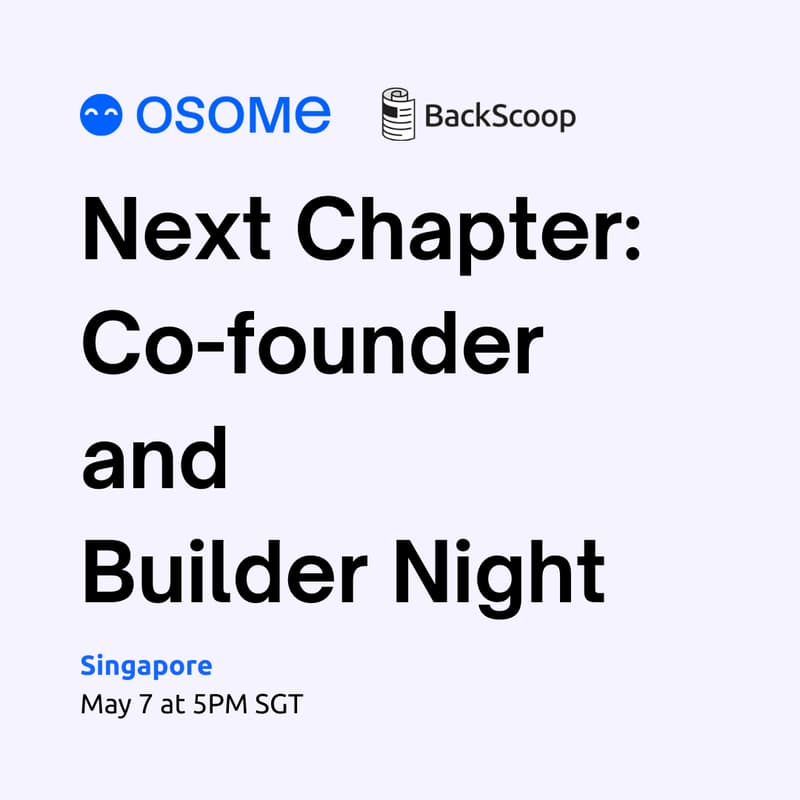 Cover Image for Next Chapter: Co-founder and Builder Night
