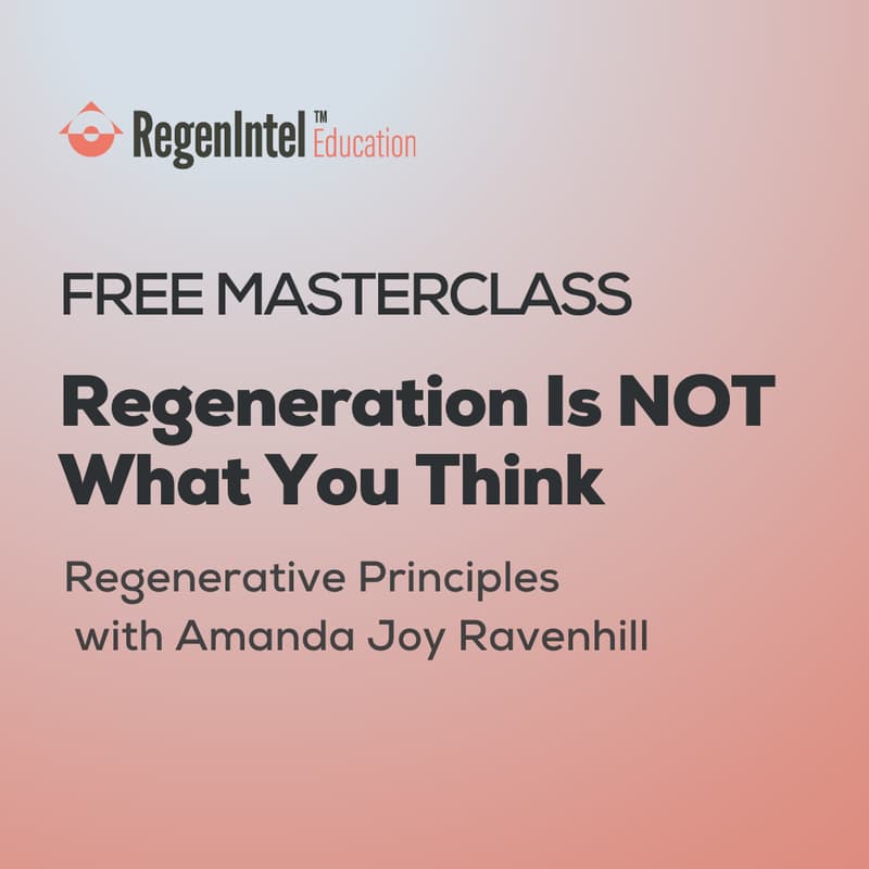 Cover Image for Free Masterclass - Regenerative Principles with Amanda Joy Ravenhill