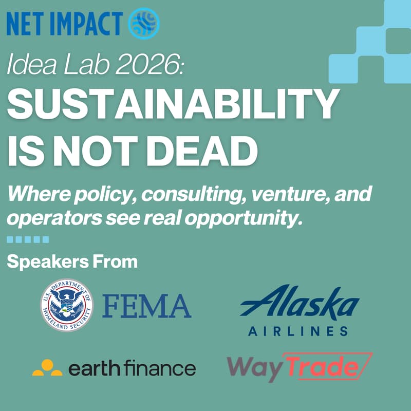 Cover Image for IdeaLab 2026: Sustainability Is Not Dead