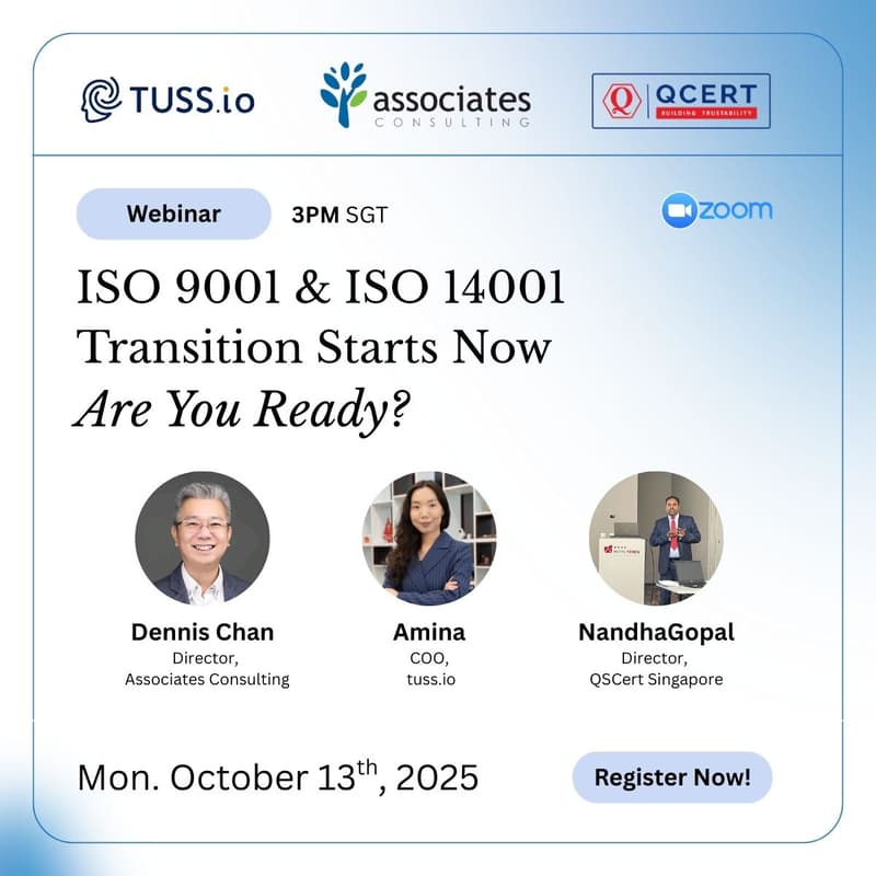 Cover Image for ISO 9001 & ISO 14001 Transition Starts Now — Are You Ready?