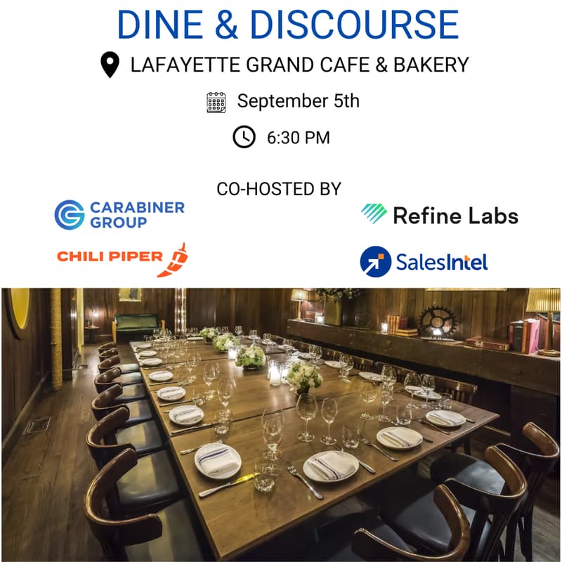 Cover Image for Dine & Discourse: