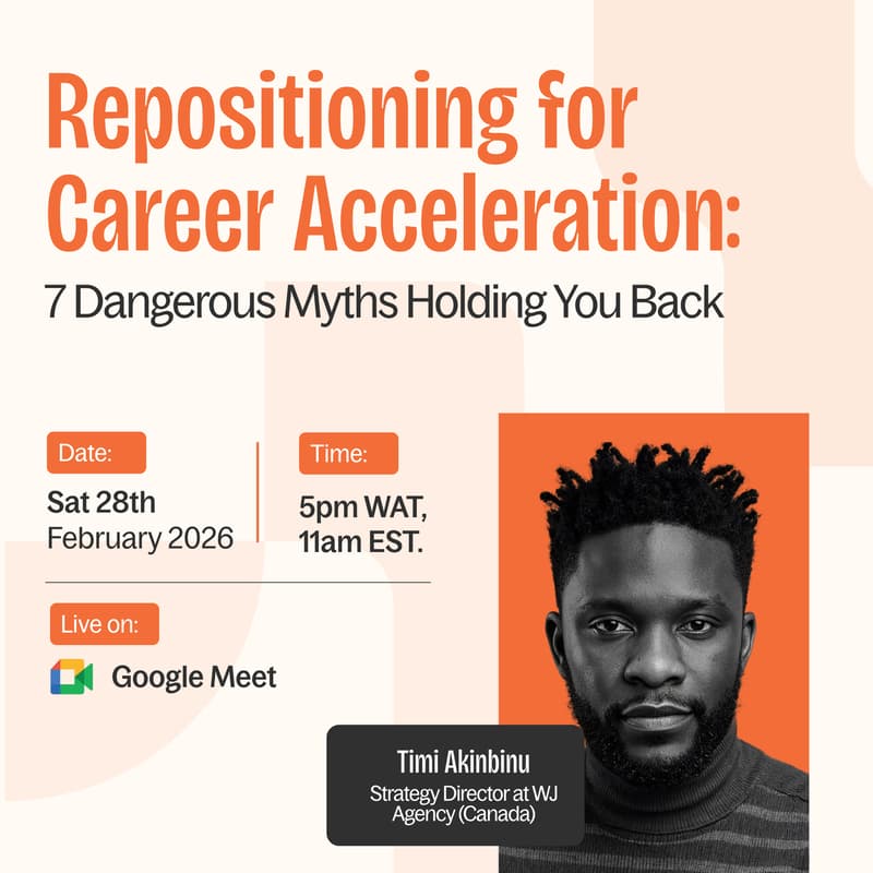 Cover Image for Repositioning for Career Acceleration: 7 Dangerous Myths Holding You Back