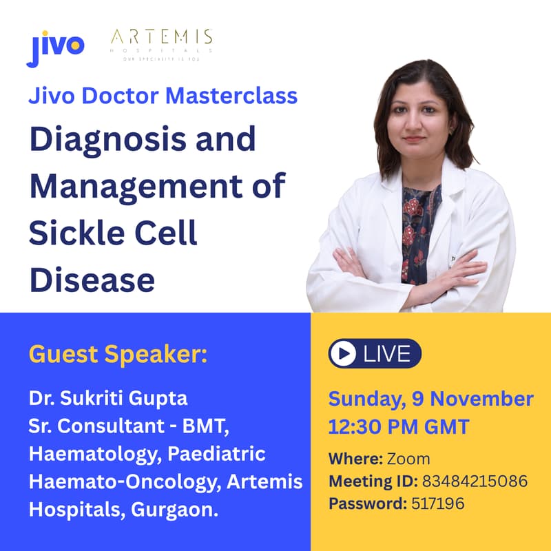 Cover Image for Jivo Masterclass | Diagnosis and Management of Sickle Cell Disease