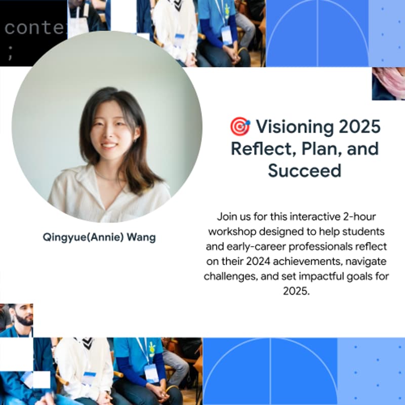 Cover Image for Visioning 2025: Reflect, Plan, and Succeed (Workshop)
