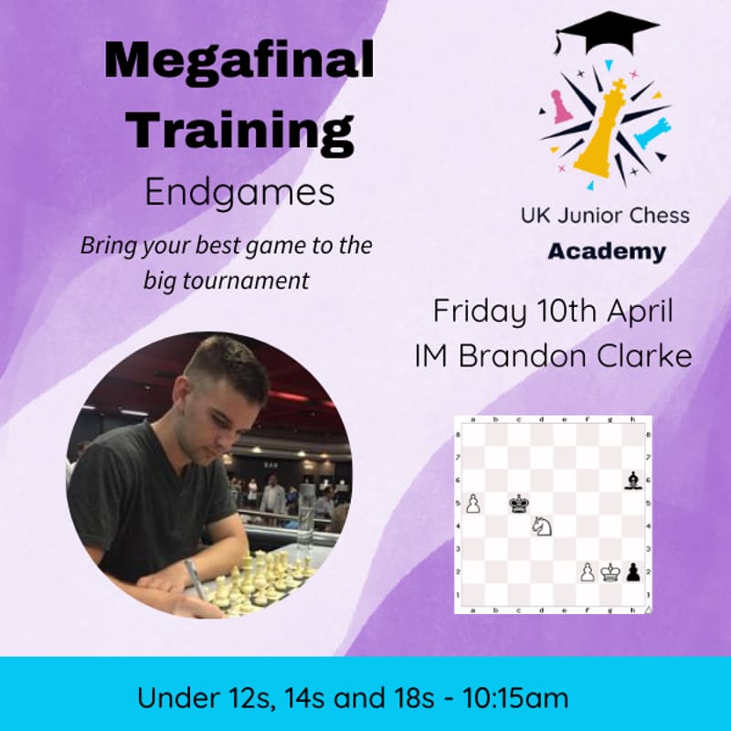 Cover Image for Megafinal Training (under 12s, 14s and 18s) - Endgames