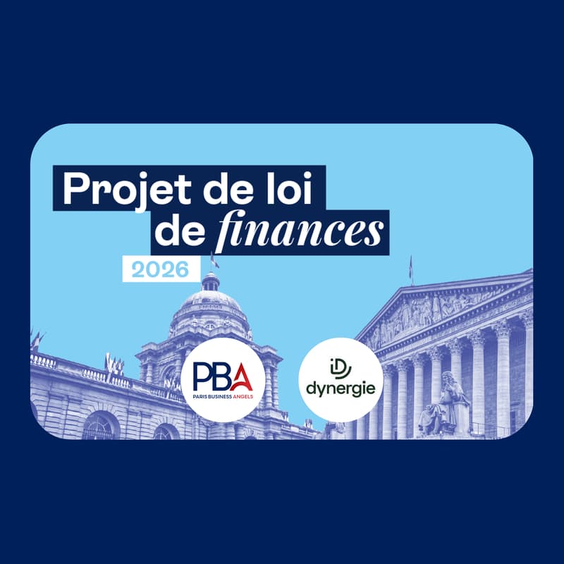 Image de couverture pour Webinaire Loi de Finance 2026 par Paris Business Angels x Dynergie
