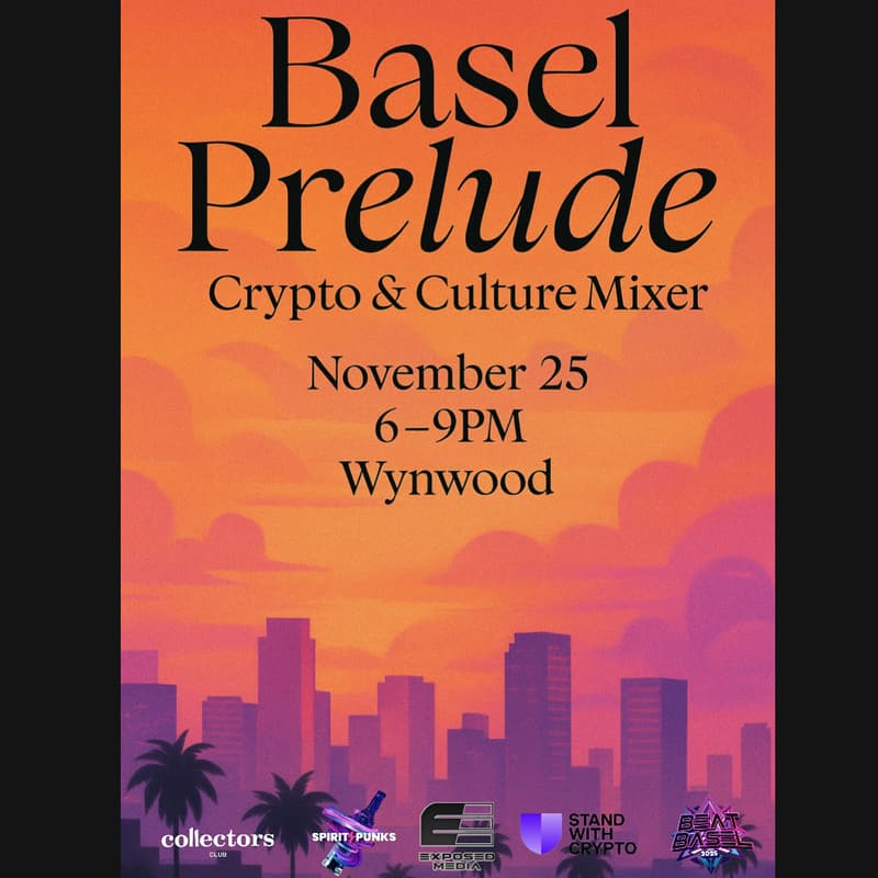 Cover Image for Basel Prelude: Crypto & Culture Mixer