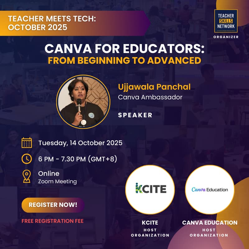 Cover Image for [Teacher meets Tech] Canva for Educators: From Beginning to Advanced