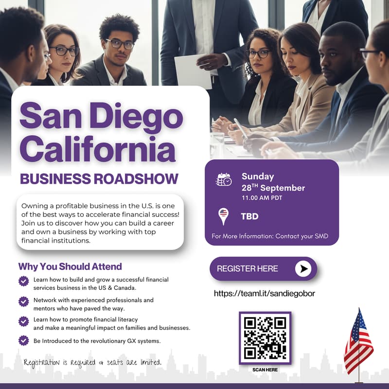 Cover Image for SAN DIEGO CALIFORNIA BUSINESS ROADSHOW