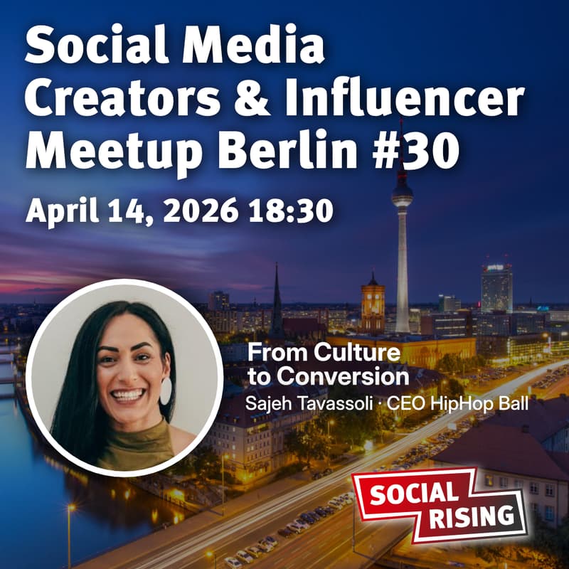 Cover Image for Social Media Creators & Influencers Meetup Berlin #30