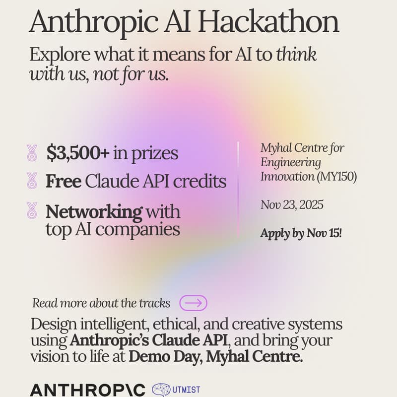 Cover Image for Anthropic AI Hackathon Application