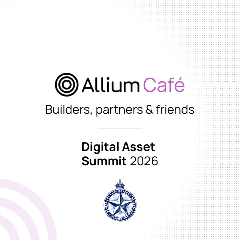 Cover Image for Allium Afternoon Café @ New York Digital Asset Summit 2026