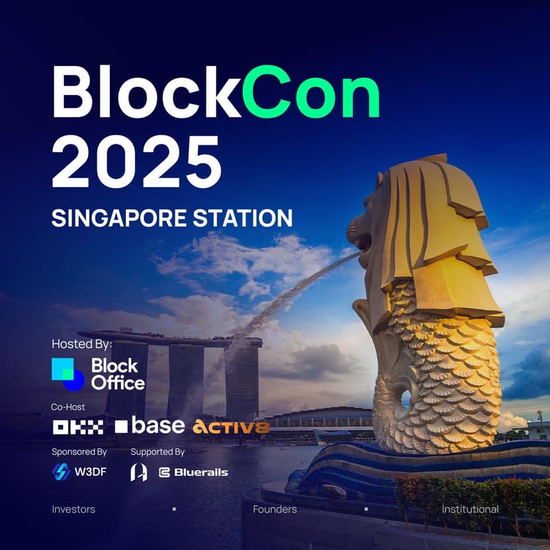 Cover Image for BlockCon 2025 Singapore by BlockOffice