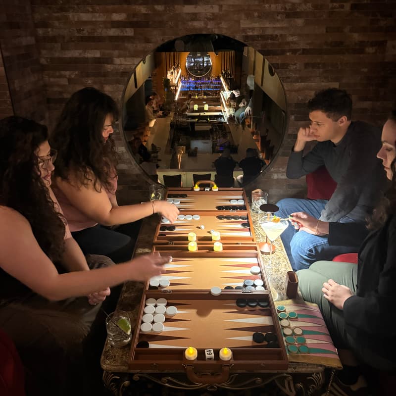 Cover Image for Dice, Lies, & Alibis: A Backgammon + Speakeasy Social