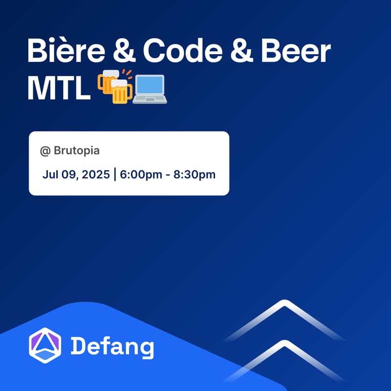 Cover Image for Bière & Code & Beer MTL 🍻💻