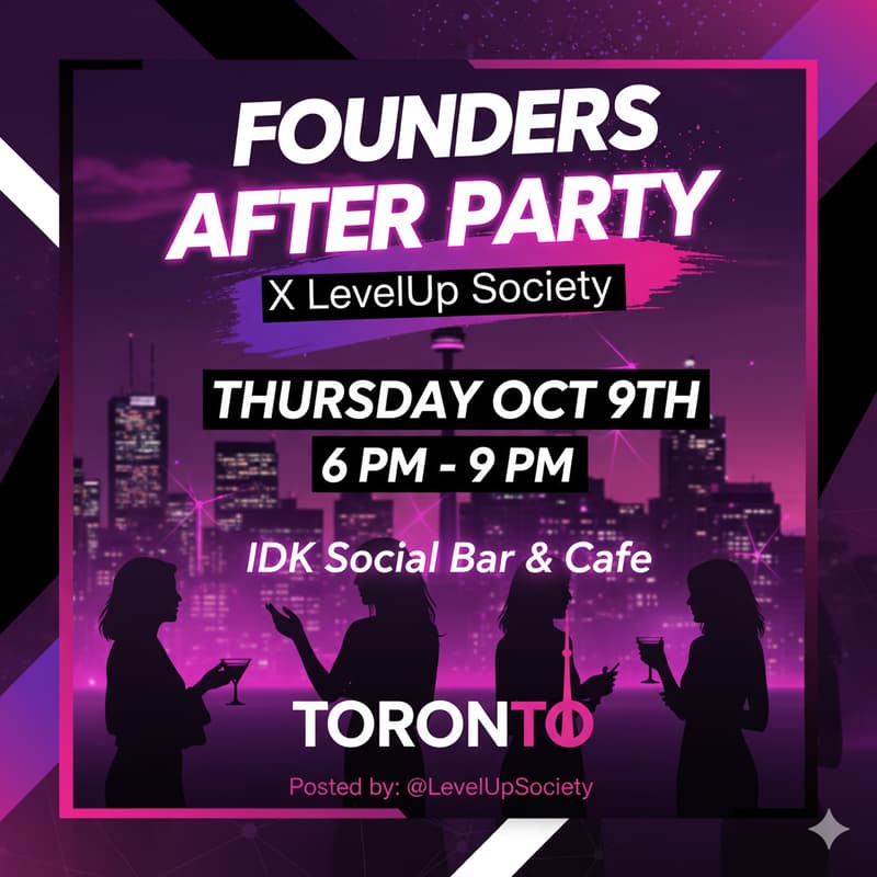 Cover Image for The Founder’s After Party X LevelUP Soceity