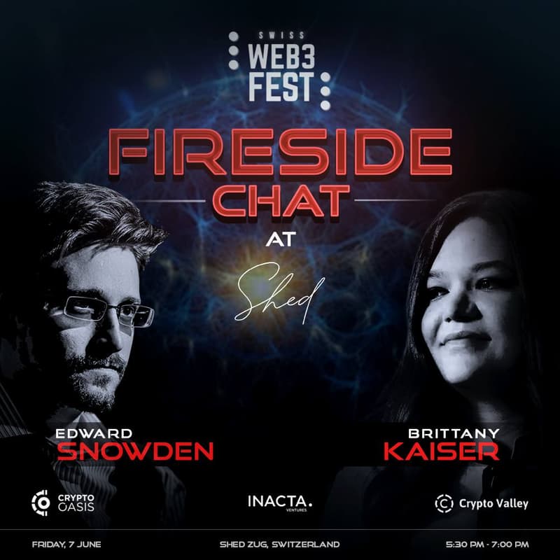 Cover Image for Firesidechat with Edward Snowden & Brittany Kaiser