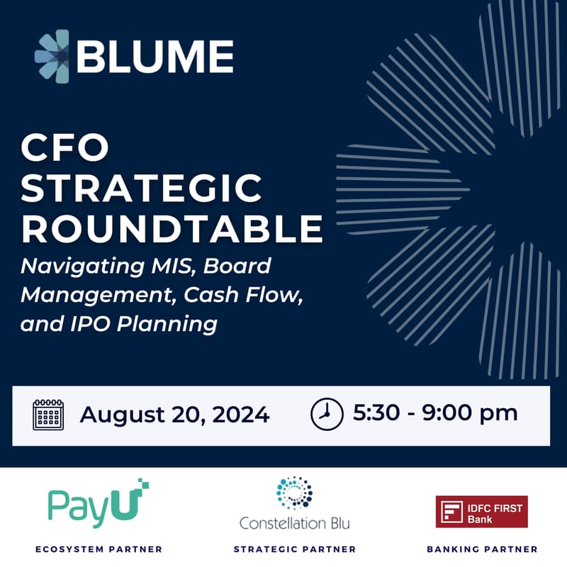 Cover Image for CFO Strategic Roundtable: Navigating MIS, Board Management, Cash Flow, and IPO Planning