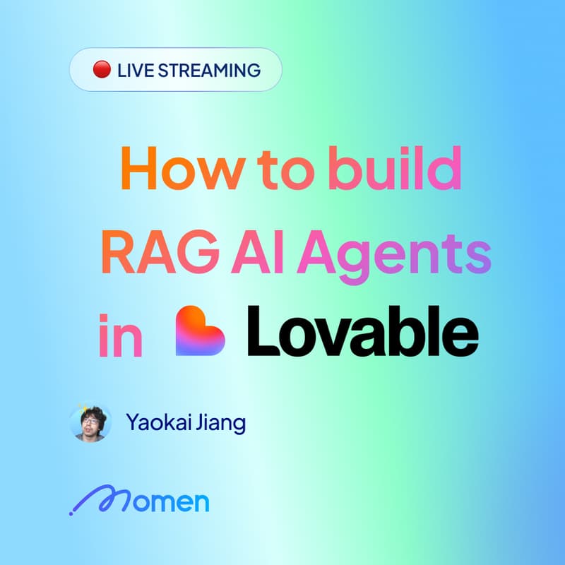Cover Image for How to Build RAG AI Agents in Lovable