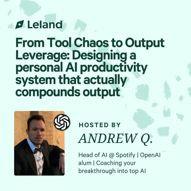 Cover Image for From Tool Chaos to Output Leverage: Designing a personal AI productivity system that actually compounds output