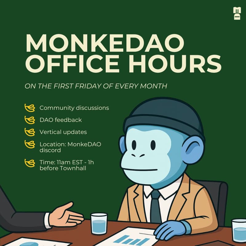 Cover Image for Monthly MonkeDAO Office Hour