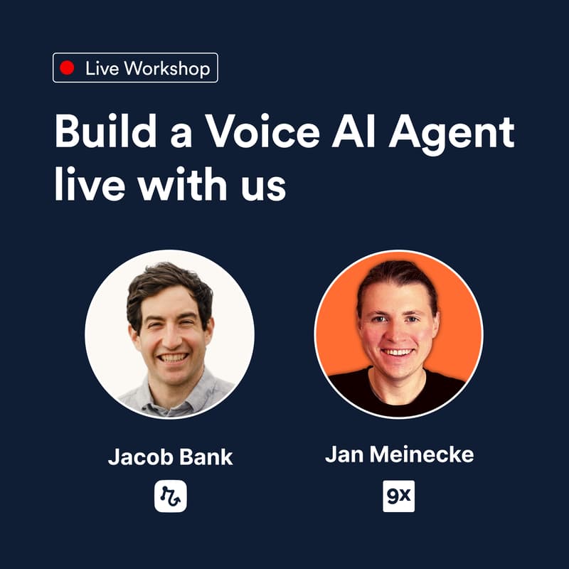 Cover Image for Build a Voice AI Agent live with us