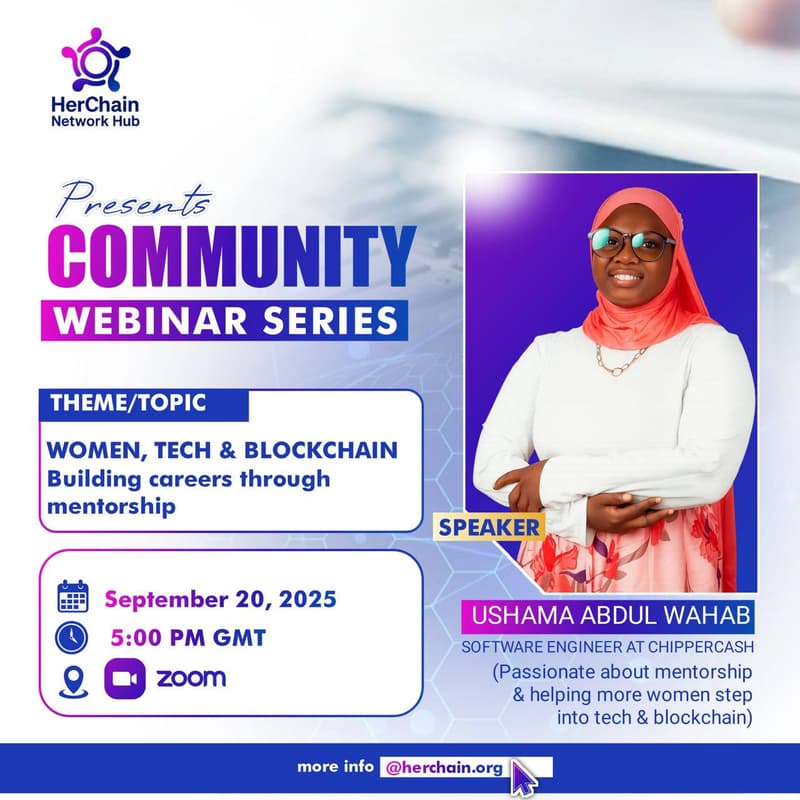 Cover Image for Women,Tech & Blockchain