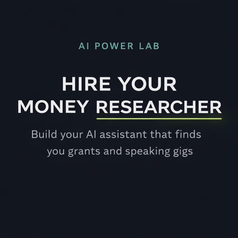 Cover Image for Hire Your Money Researcher