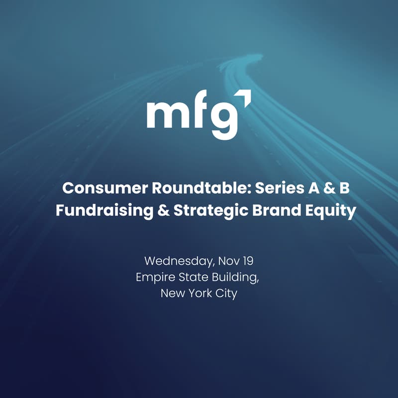 Cover Image for Consumer Investing Roundtable — Series A and B Fundraising & Strategic Brand Equity