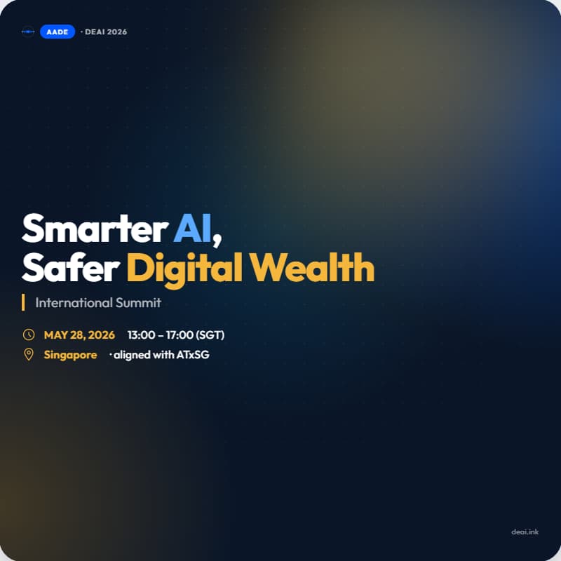 Cover Image for DEAI 2026 International Summit: Smarter AI, Safer Digital Wealth