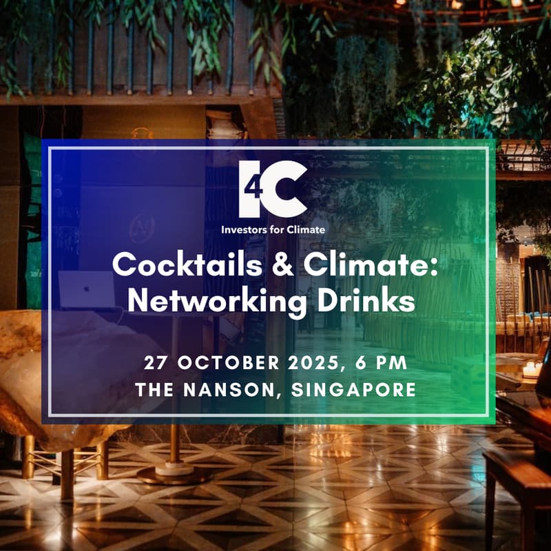 Cover Image for I4C Cocktails & Climate - Networking Drinks
