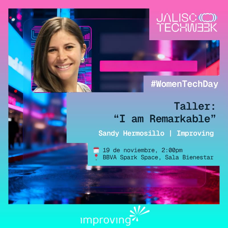 Cover Image for 💜 WOMEN TECH DAY - Taller “I Am Remarkable”