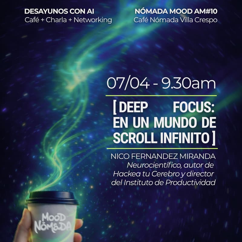 Cover Image for NÓMADA MOOD AM#10 - Pensar profundo en un mundo de scroll infinito