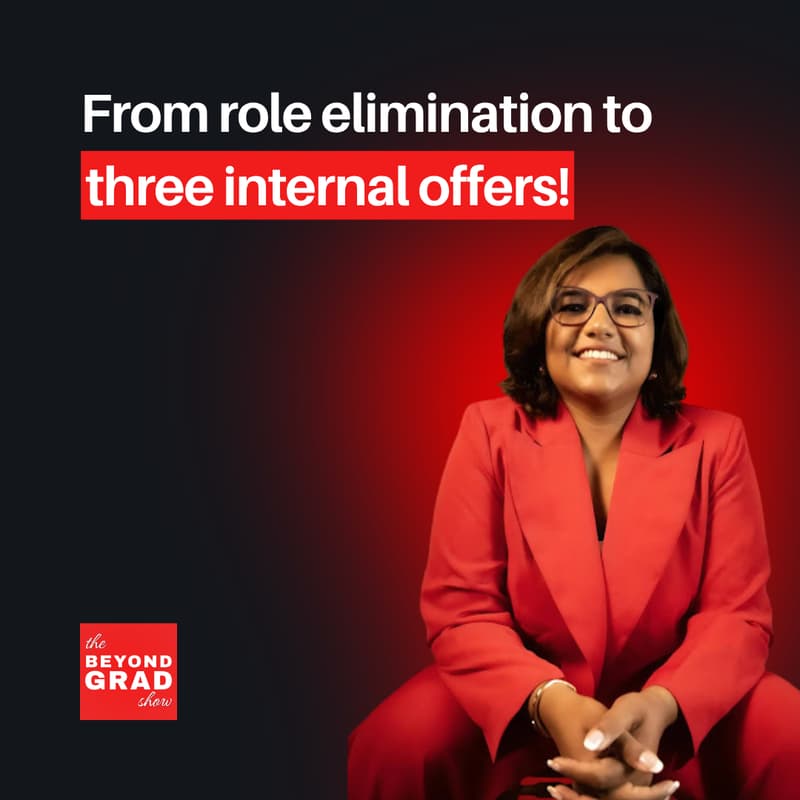 Cover Image for How I Networked To 3 Internal Roles After Role Elimination ft. Tamanna