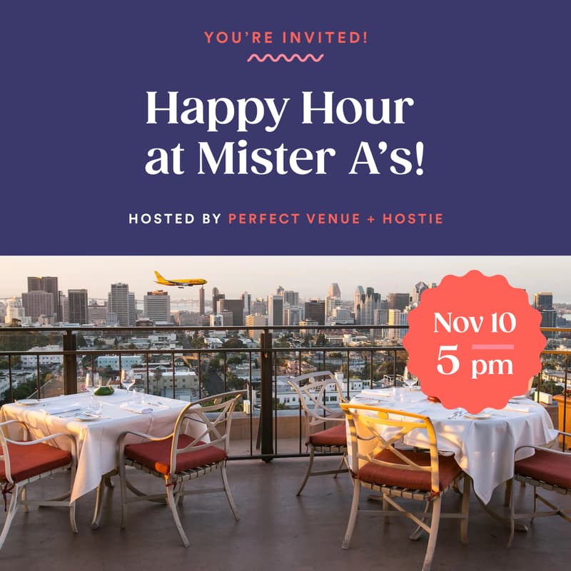 Cover Image for Hospitality Happy Hour @ Mister A's
