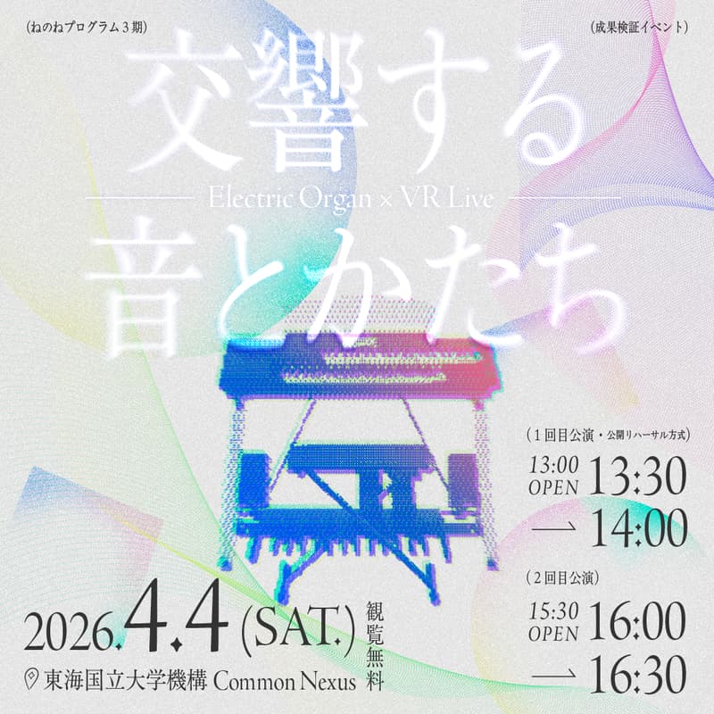 Cover Image for 交響する音とかたち  Electronic Organ × VR Live