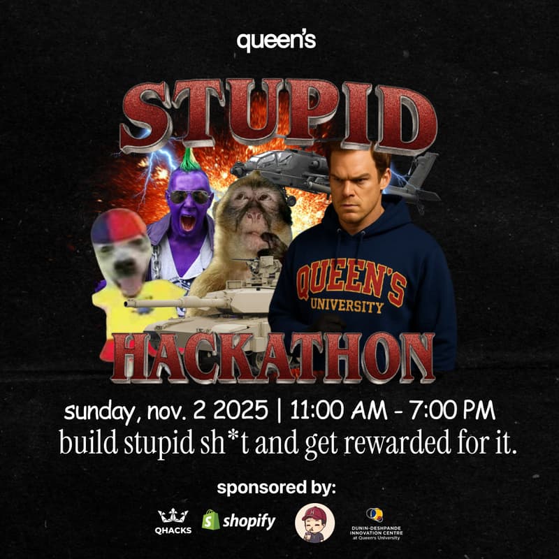Cover Image for Queen's Stupid Ideas Hackathon