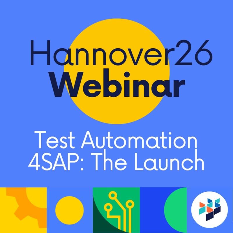 Cover Image for Hannover26 Webinar: Test Automation 4SAP - The Launch | DBServices