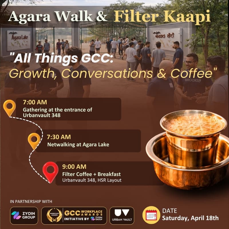 Cover Image for Agara Walks & Filter Kaapi: All Things GCC