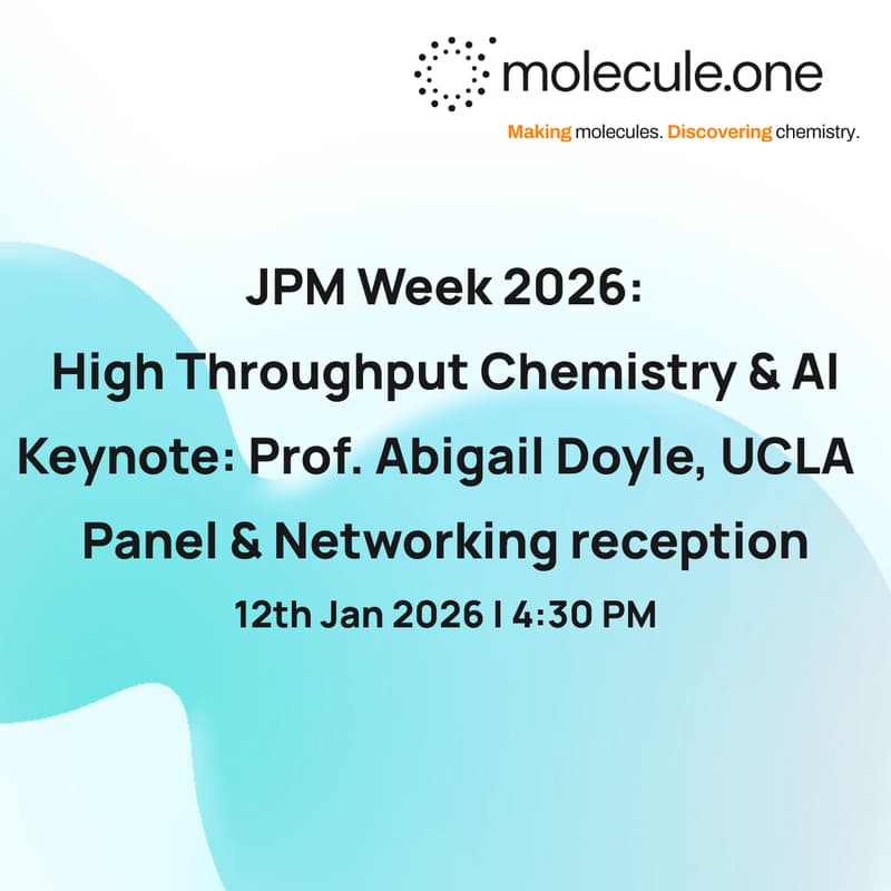 Cover Image for JPM Week 2026: High Throughput Chemistry & AI — Keynote with Abigail Doyle + Networking reception