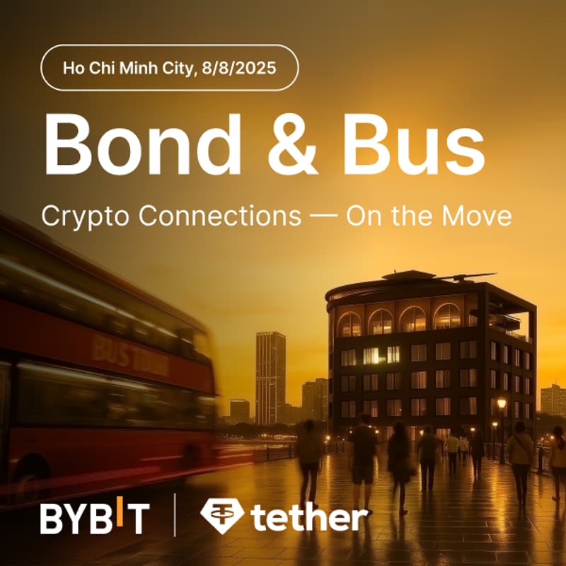 Cover Image for Hop On the Bybit x Tether Bus 8.8.2025